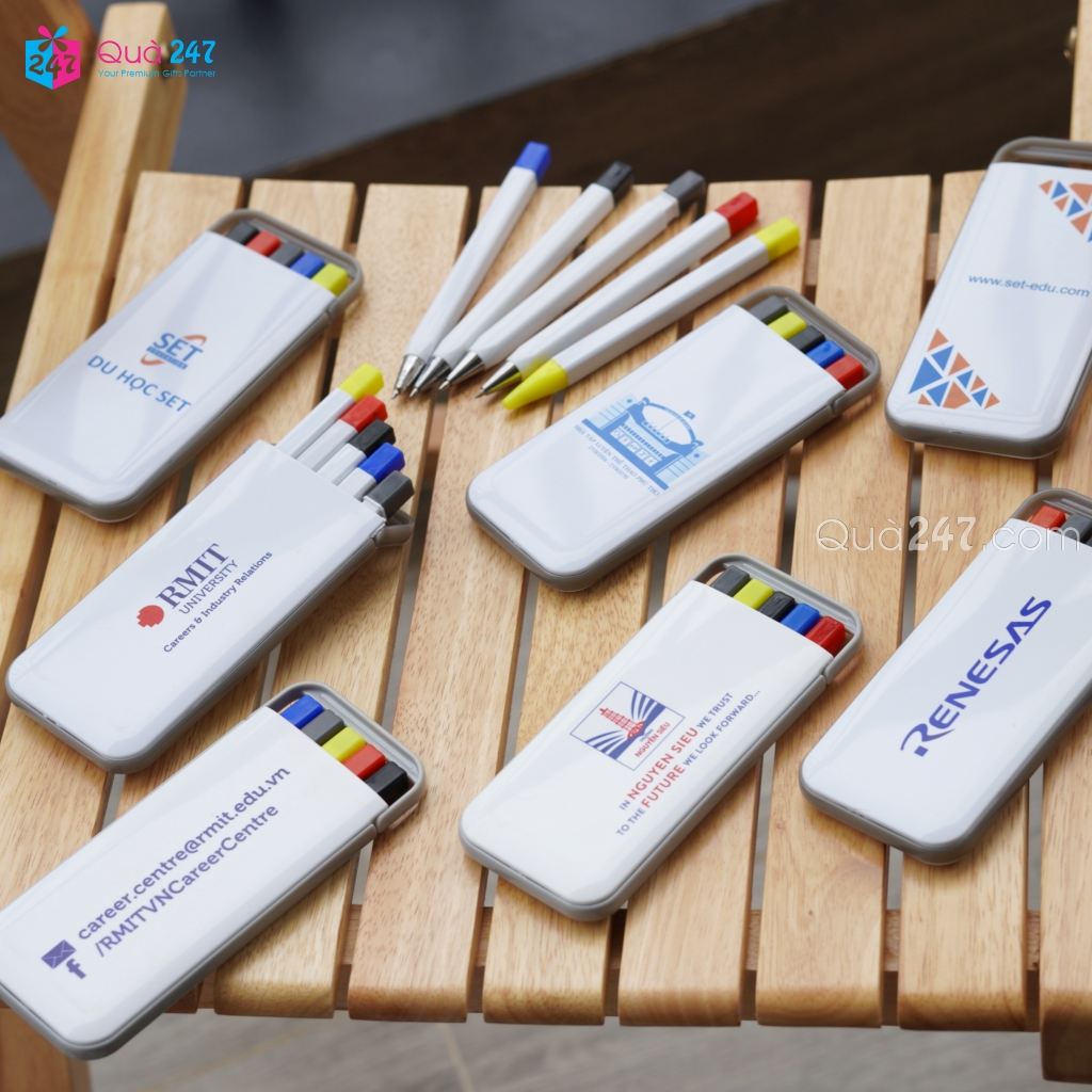 bút dạ quang 05 set bút dạ quang 5 cây